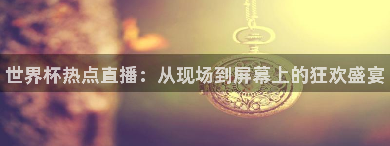 世界杯预选赛排名：世界杯热点直播：从现场到屏幕上的狂欢盛宴